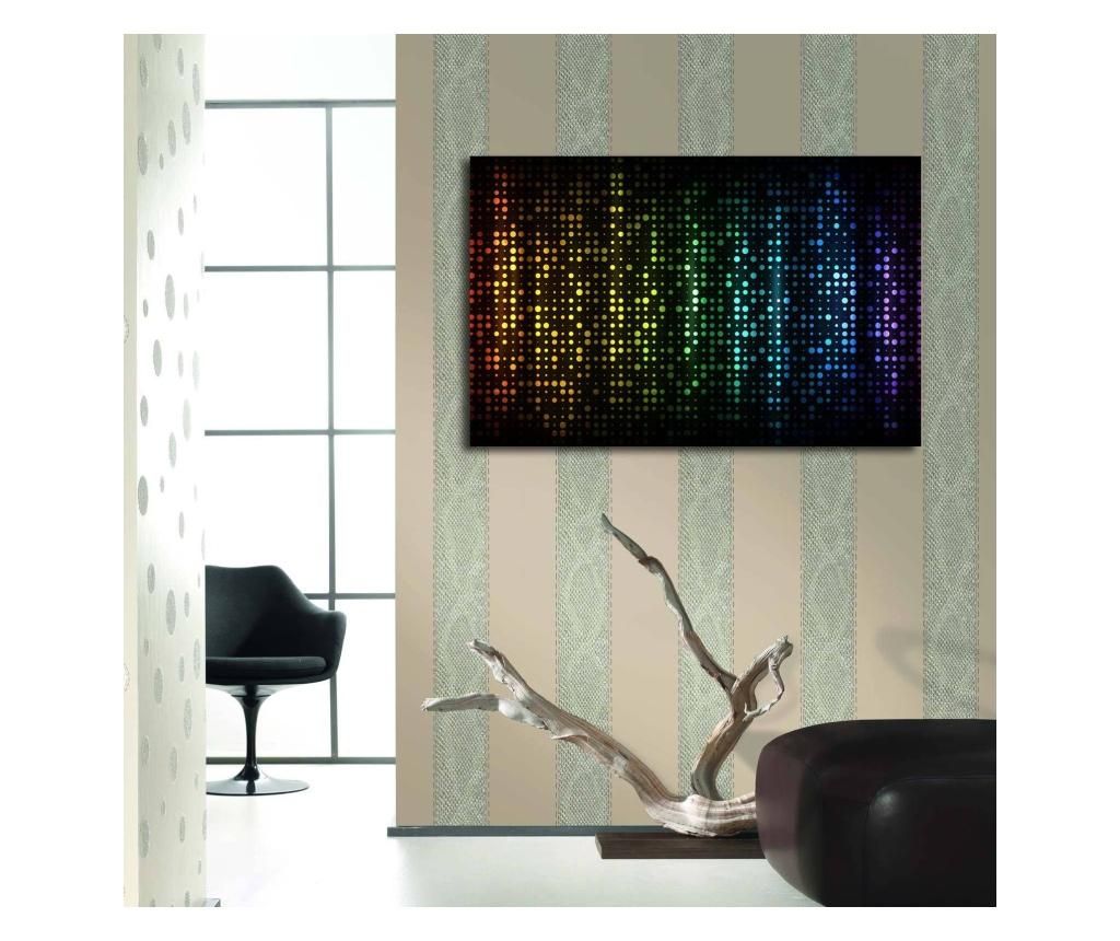Decoratiune luminoasa de perete – Shining, Multicolor