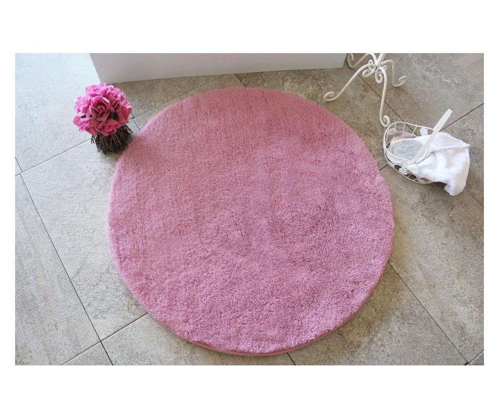 Covoras de baie Chilai Home, Colors of Pink, fibre acrilice antibacteriene, 90 cm, roz, roz – Chilai Home, Roz Chilai Home