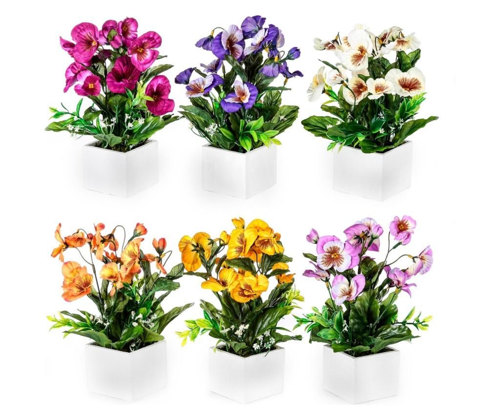 Set 6 plante arificiale - Casa Selección, Multicolor