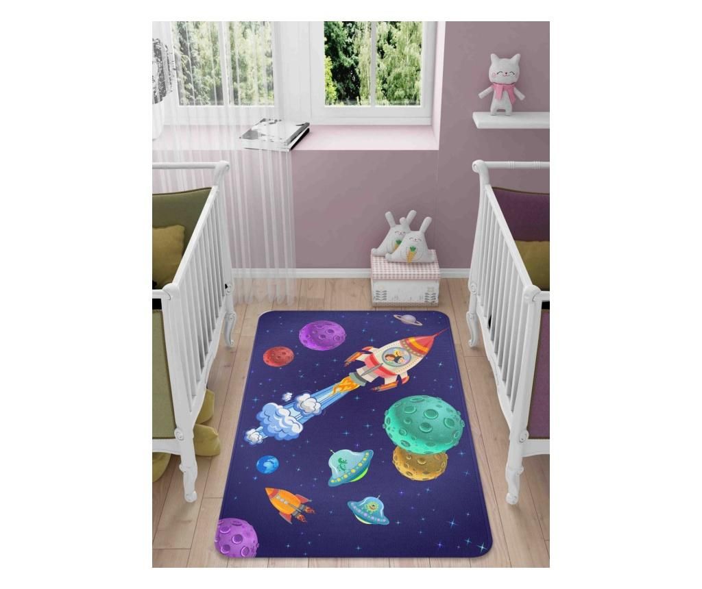 covor, copii, racheta, planete