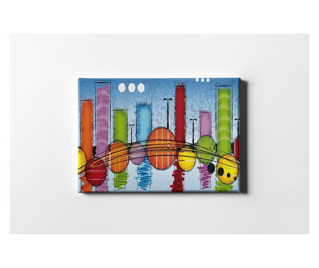 Tablou Casberg, Shapes, canvas din bumbac, 60×90 cm – CASBERG, Multicolor CASBERG imagine noua modernbrush.ro