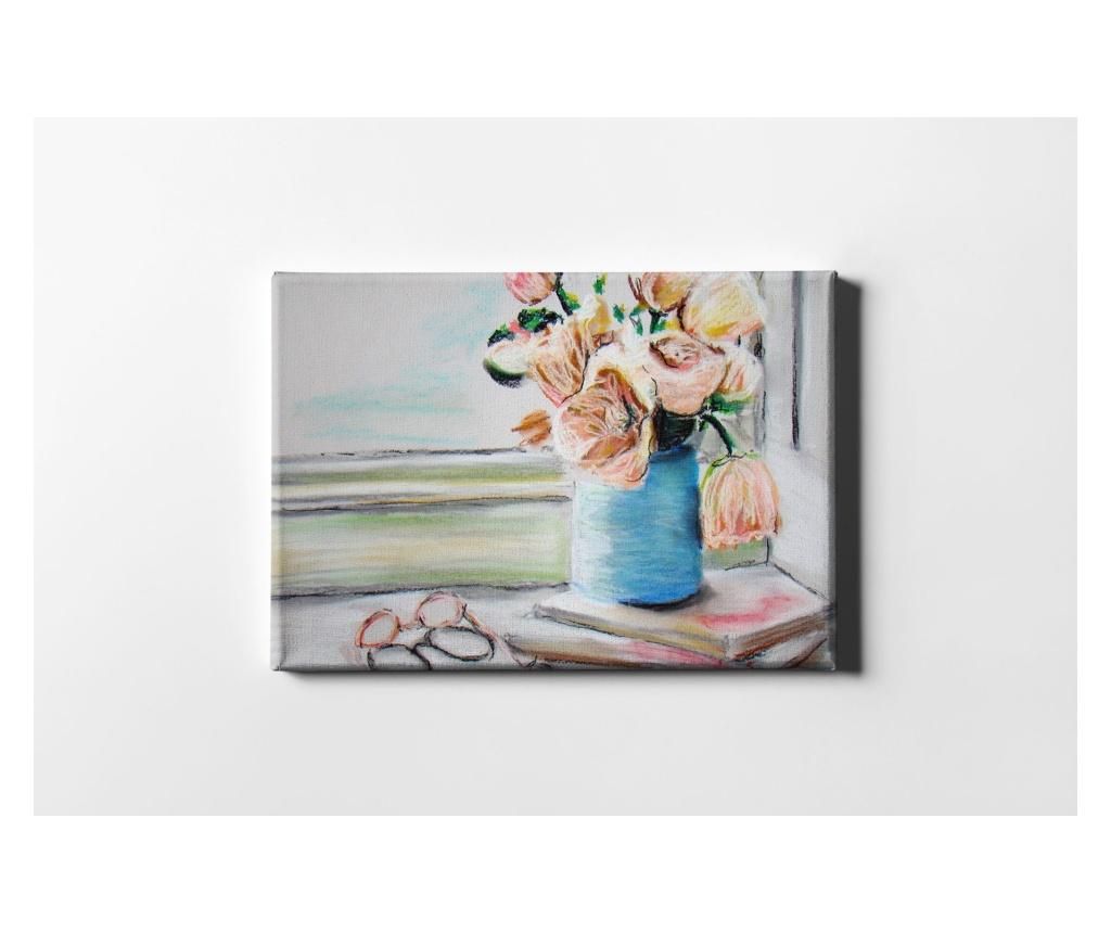 Tablou Casberg, Tumbled Vase, canvas din bumbac, 40×60 cm – CASBERG, Multicolor CASBERG imagine 2022