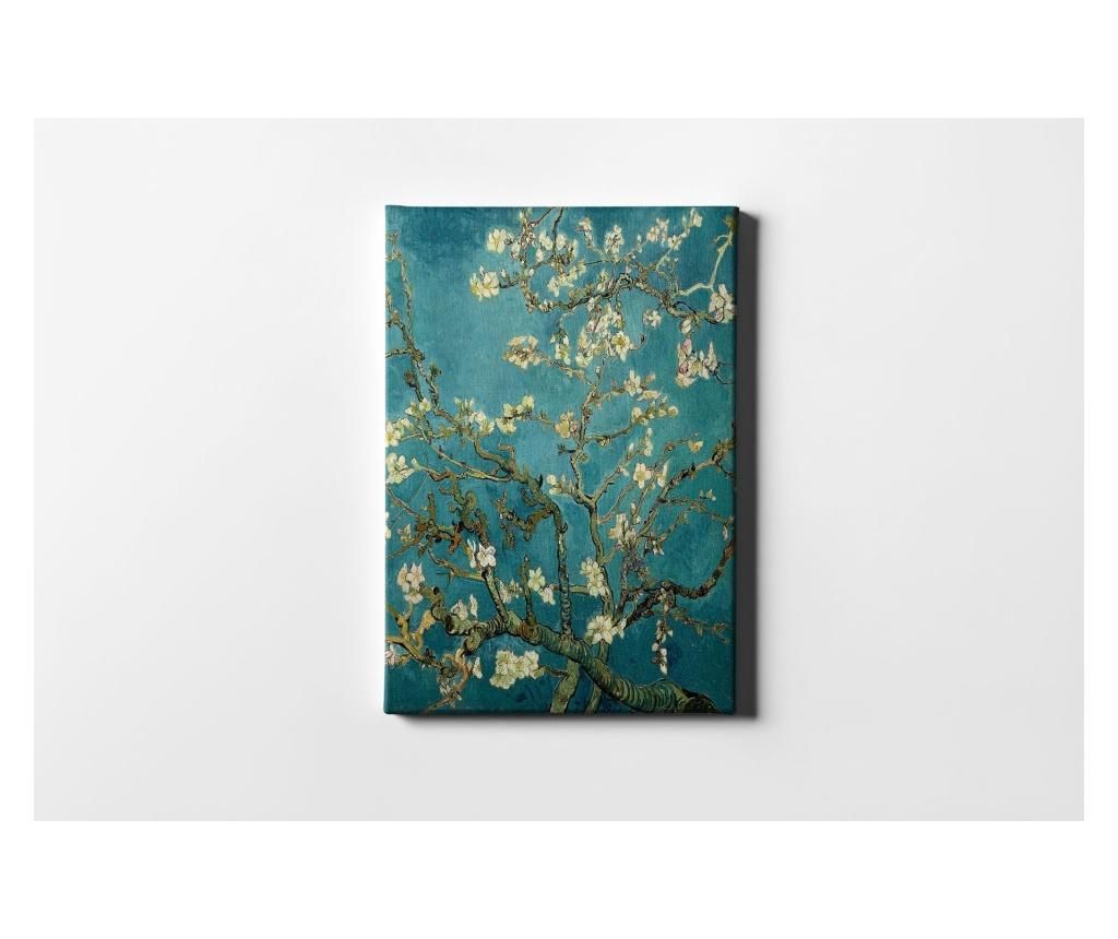 Tablou Casberg, Tree And Flowers, canvas din bumbac – CASBERG, Multicolor CASBERG imagine 2022