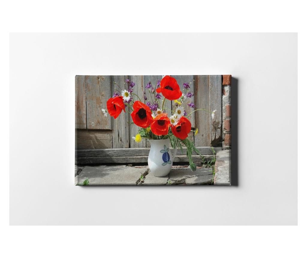 Tablou Flowers In Vase 50×70 cm – CASBERG, Multicolor CASBERG imagine 2022