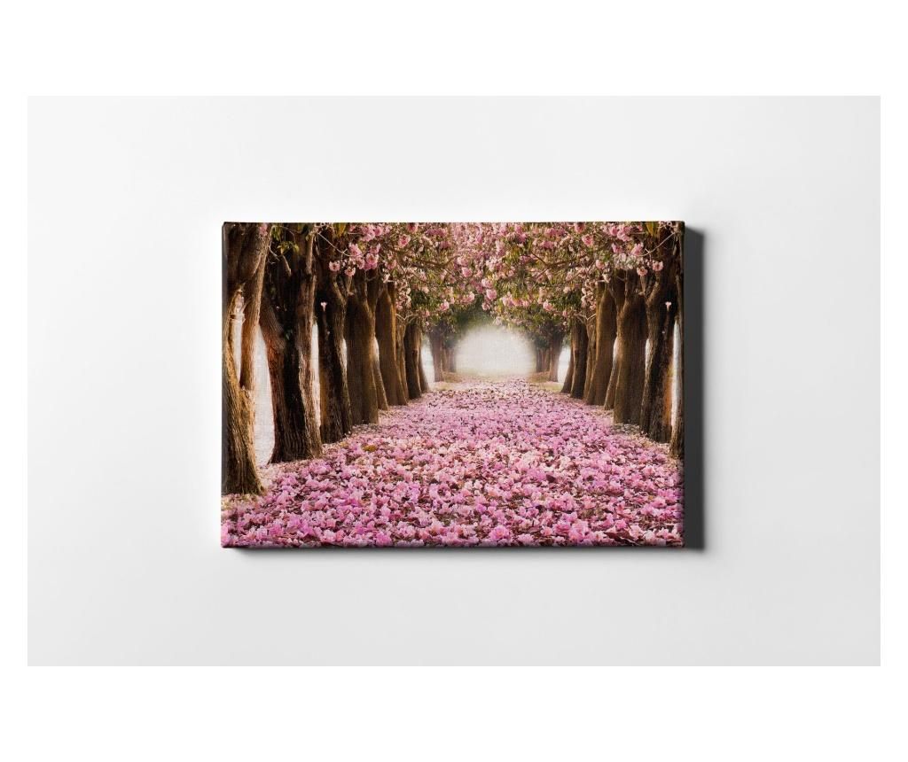 Tablou Casberg, Flowering Street, canvas din bumbac, 50×70 cm – CASBERG, Multicolor CASBERG imagine 2022