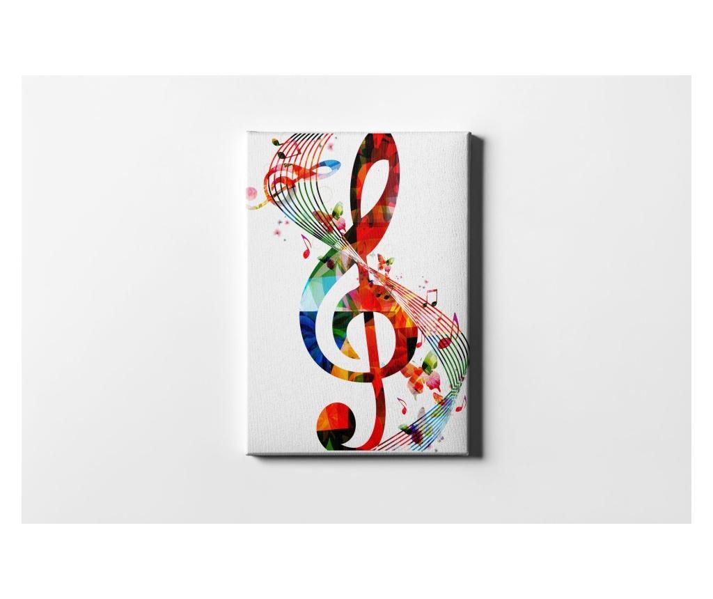 Tablou Casberg, Colored Notes, canvas din bumbac, 60×90 cm – CASBERG, Multicolor CASBERG imagine 2022
