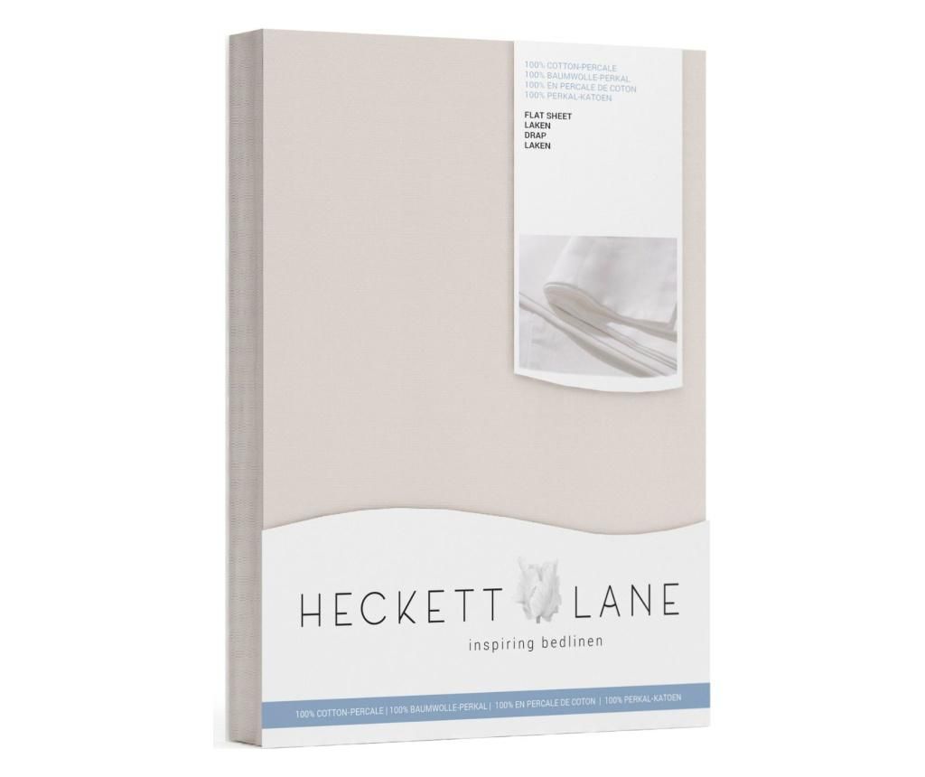 Cearsaf de pat Bleached Sand 160×260 cm – Heckett & Lane, Crem