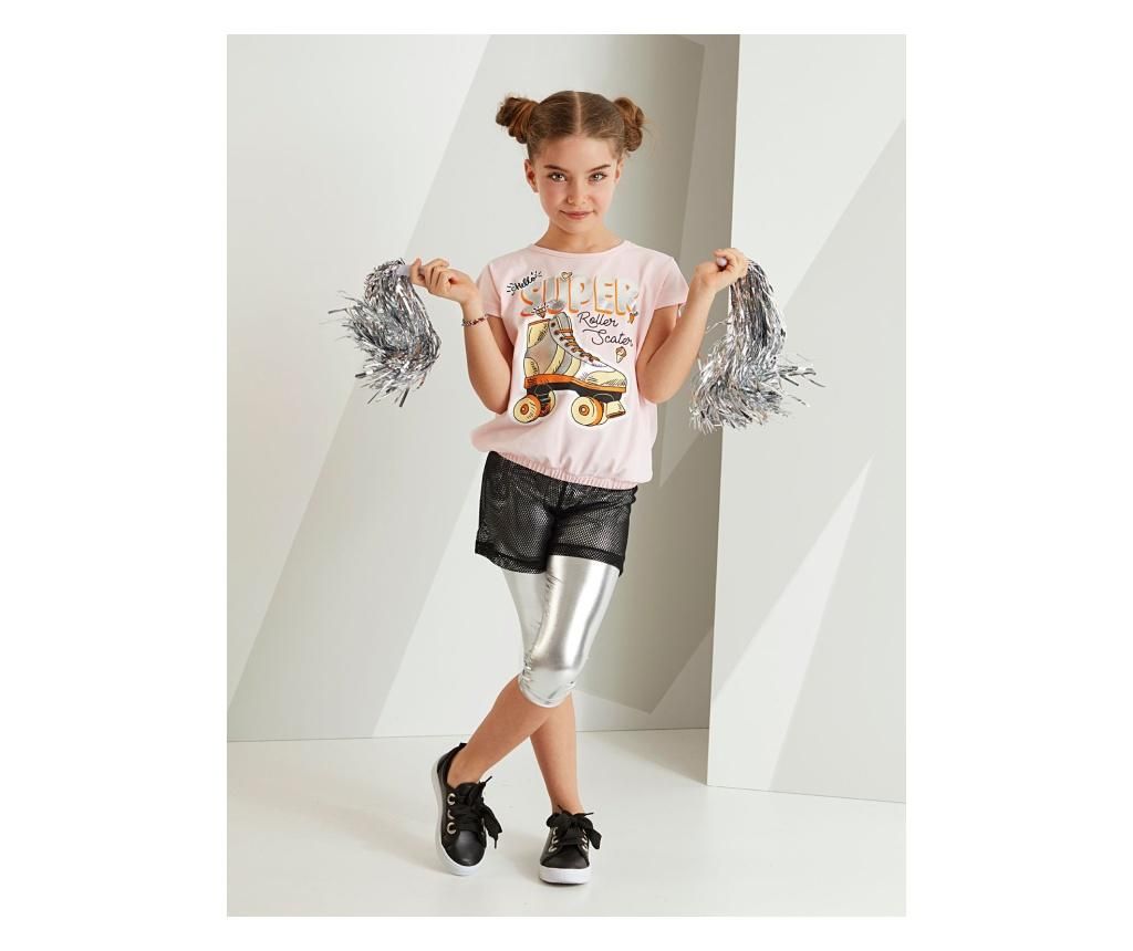 Set tricou si colanti copii Roller Skate 10 years