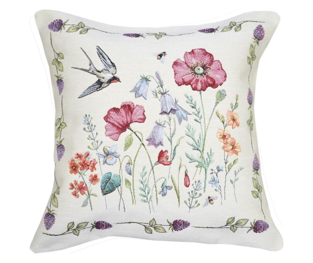 Set 2 fete de perna Tapestry Field Flowers 45x45 cm