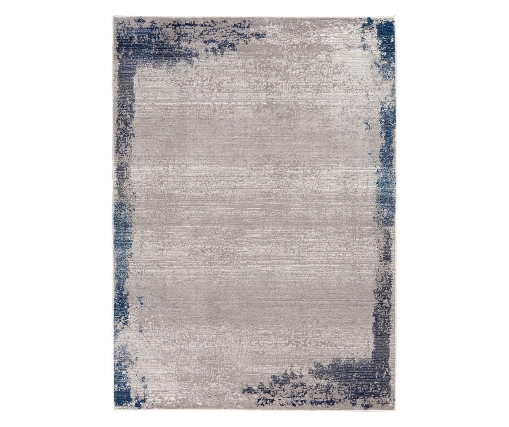 Covor 160x226 cm - Nourison, Albastru,Gri & Argintiu