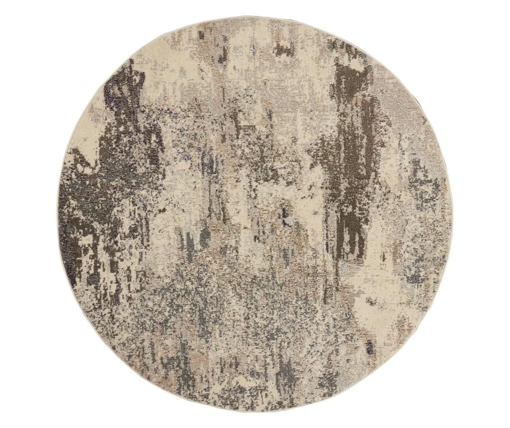 Covor 160x160 cm - Nourison, Gri & Argintiu,Mov