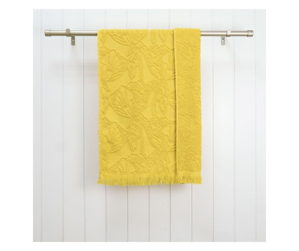 Prosop de baie Blossom Yellow 48x90 cm