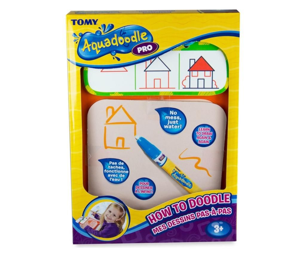 Joc de creatie How to Doodle Aquadoodle - TOMY, Multicolor