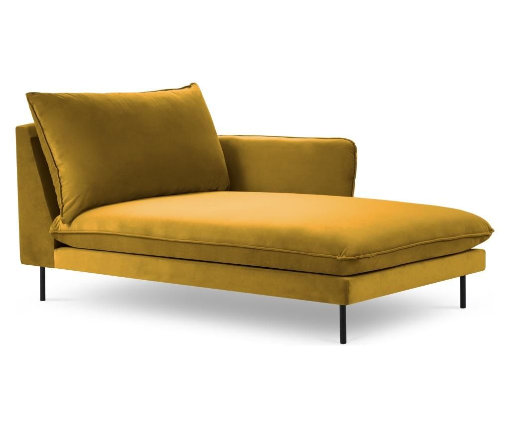 Sezlong living Cosmopolitan Design, Vienna Yellow, 170x110x95 cm - COSMOPOLITAN Design, Galben & Auriu