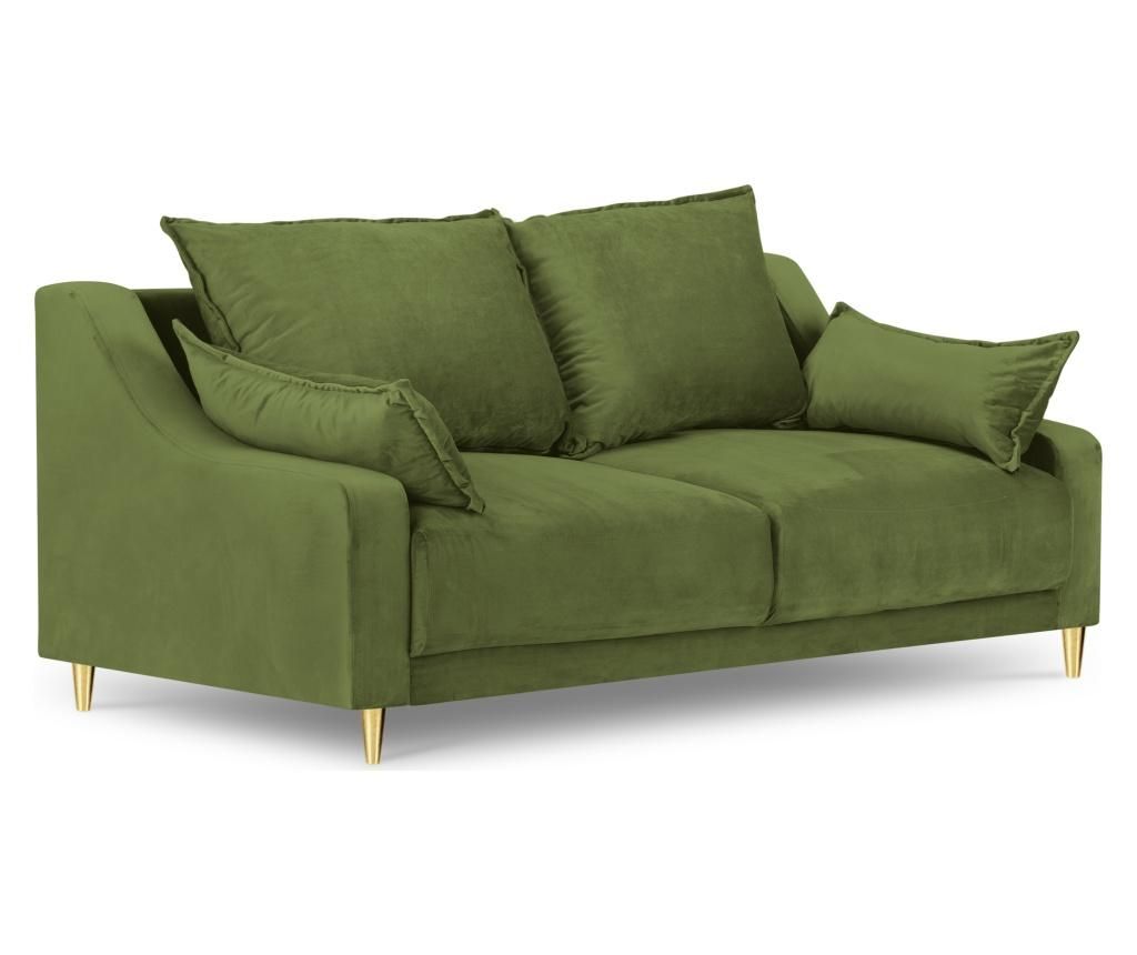 Canapea 2 locuri Mazzini Sofas, Pansy Green, 150x94x90 cm - Mazzini Sofas, Verde