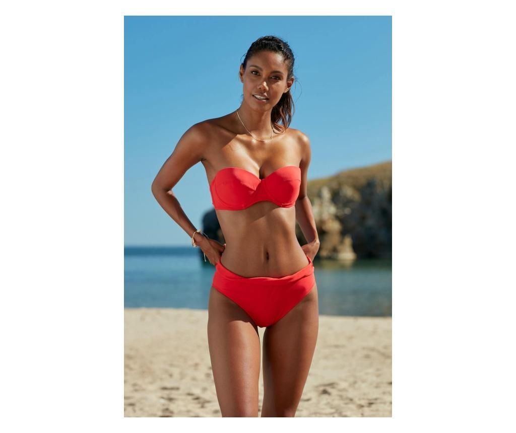 Costum de baie 2 piese dama Without Push Up 40 - No Gossip, Rosu