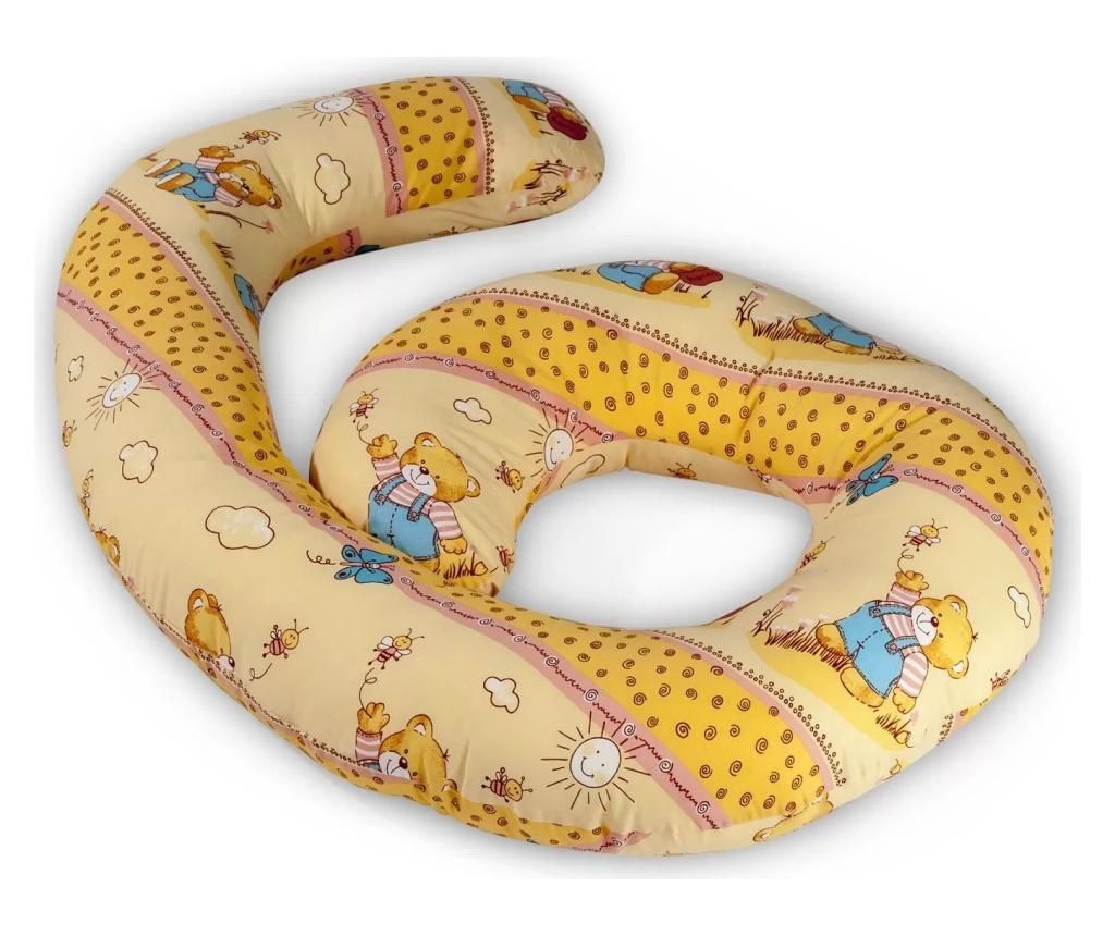 Perna pentru gravide Honey 60×290 cm – SomnArt, Multicolor somnart
