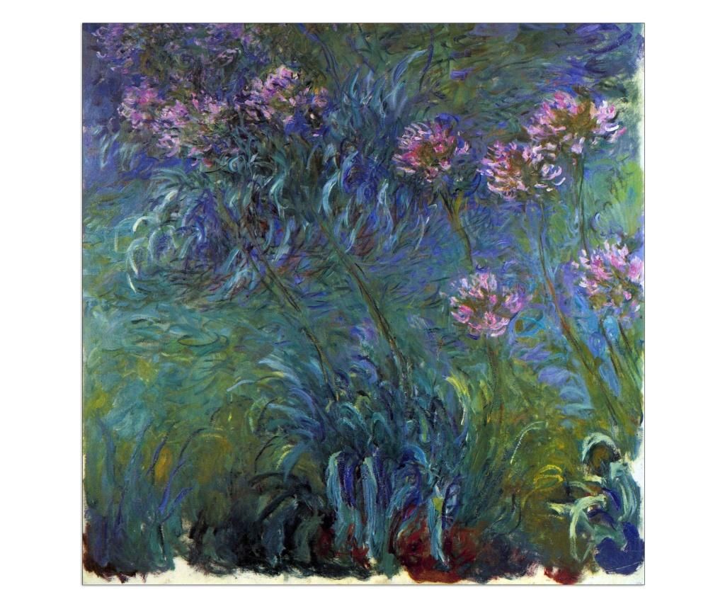 Tablou Artplaza, Monet Claude – Jewelry Lilies, MDF, 30×30 cm – ArtPlaza, Multicolor ArtPlaza imagine noua modernbrush.ro