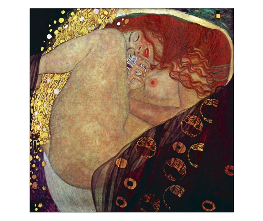 Tablou Artplaza, Klimt Gustav – Danae, MDF, 50×50 cm, multicolor – ArtPlaza, Multicolor ArtPlaza imagine 2022