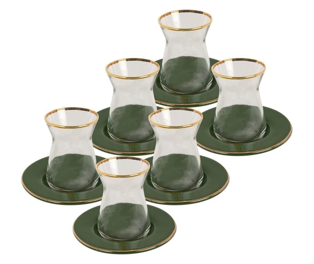 Set pentru ceai 12 piese Allure Jade - BELLA MAISON, Verde