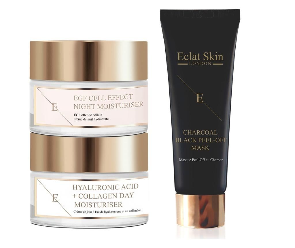 Set 3 produse pentru ingrijire faciala Look Out - Eclat Skin London