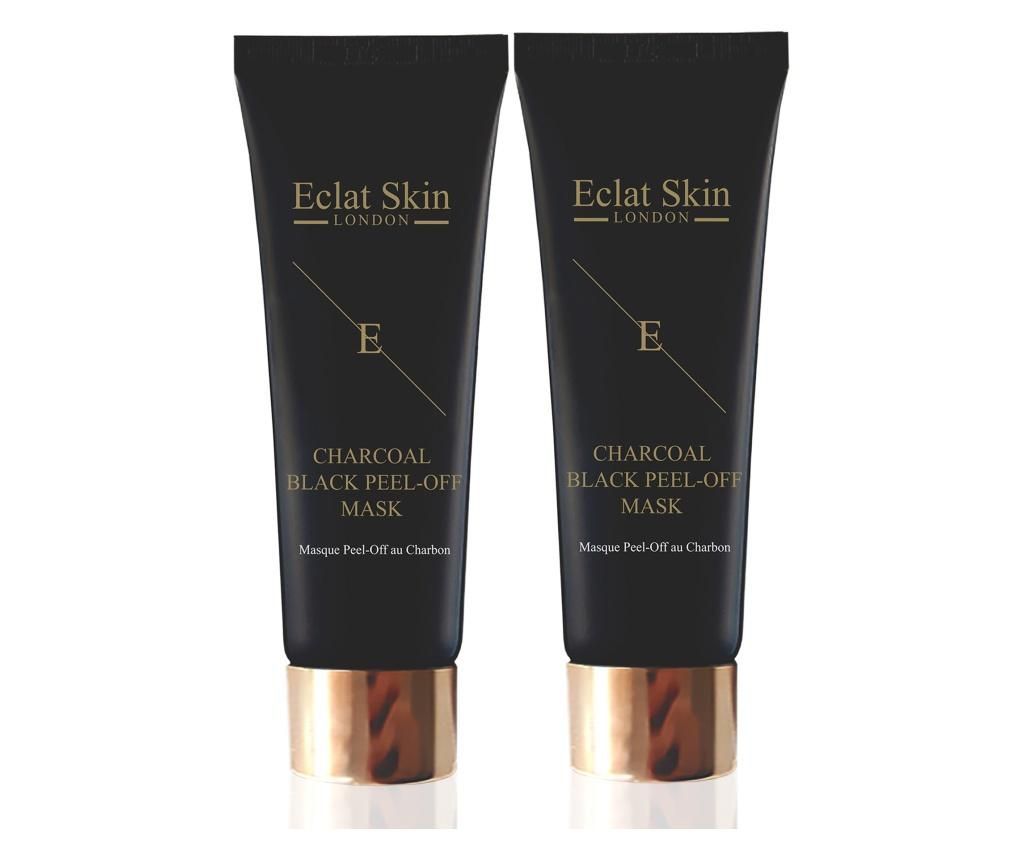 Set 2 masti purificatoare pentru fata Eclat Skin London, Charcoal Peeling – Eclat Skin London Eclat Skin London