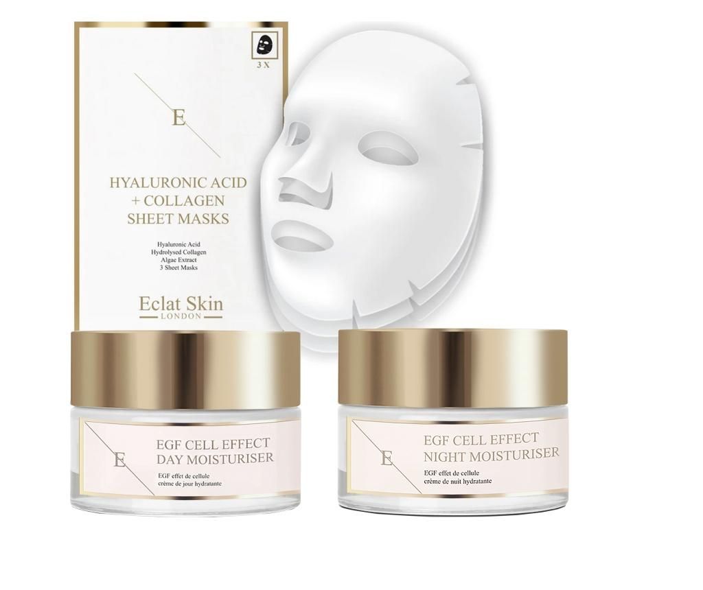 Set 3 produse pentru ingrijire faciala Night Beauty – Eclat Skin London