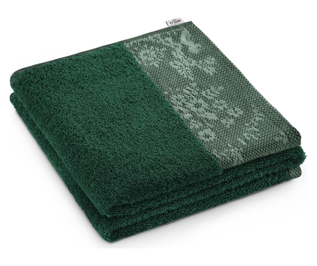 Prosop de baie Creative Green 50x90 cm - Amelia Home, Verde