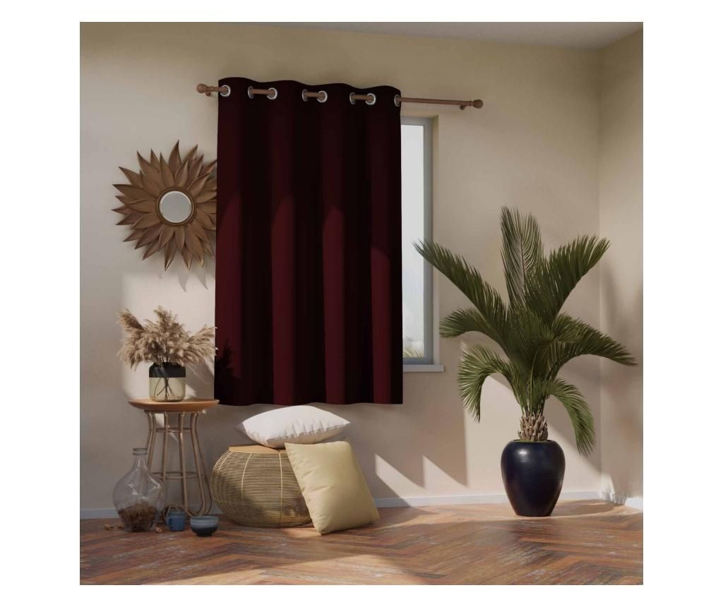 Draperie Blackout Burgundy 140x175 cm - AmeliaHome, Rosu