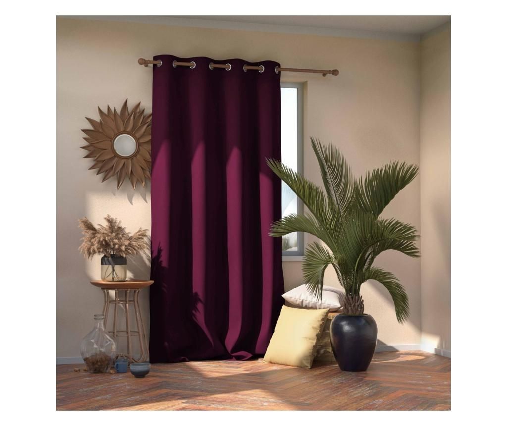 Draperie Ameliahome, Blackout Plum, poliester, 140x270 cm - AmeliaHome, Mov