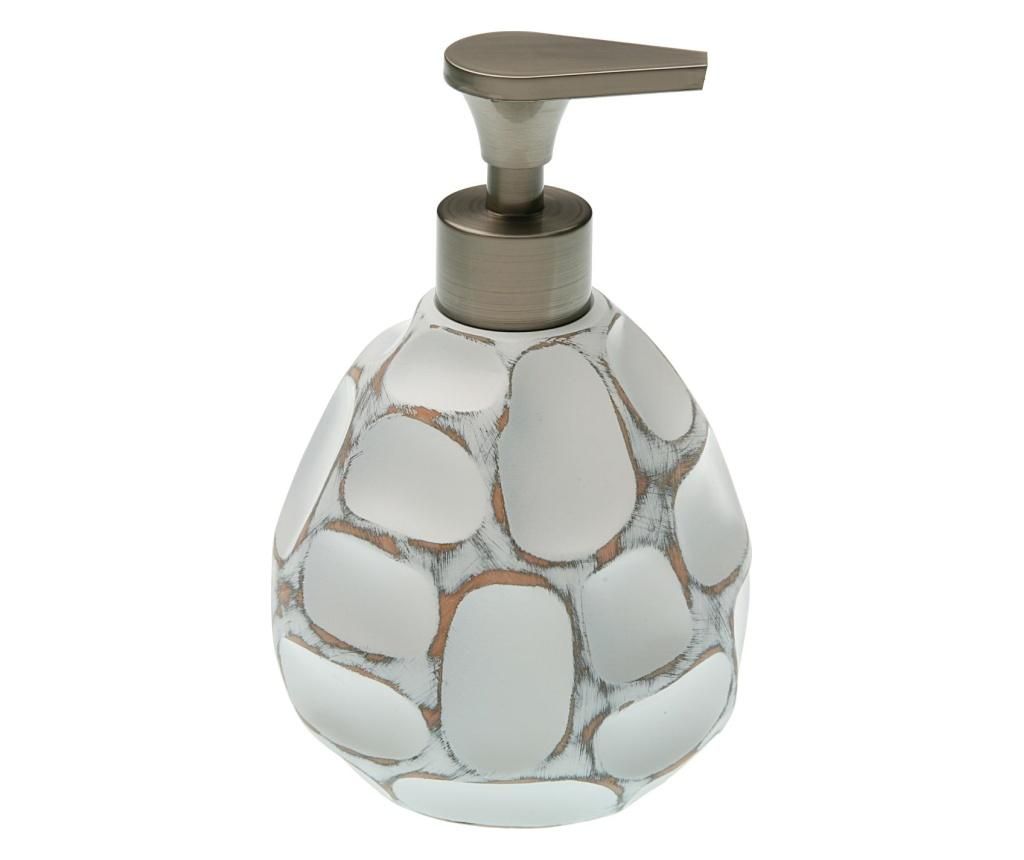 Dispenser sapun lichid Versa, ceramica, 17x11x11 cm – Versa, Alb Versa