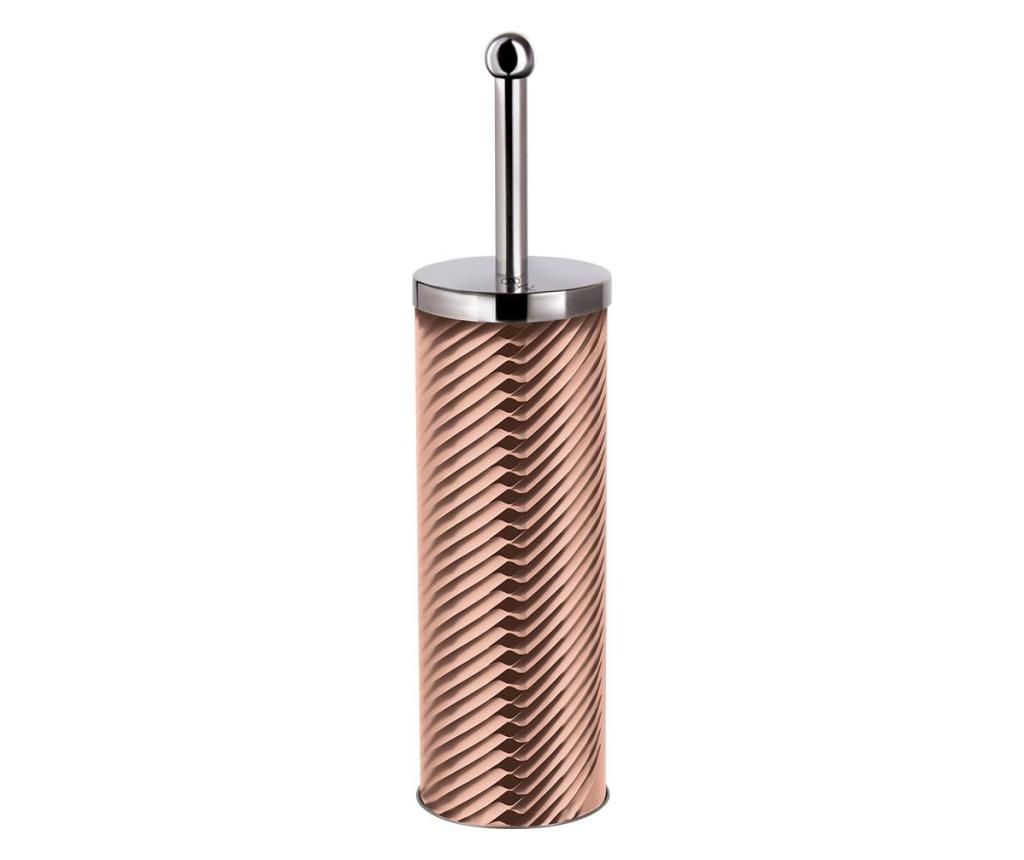 Perie de toaleta Metallic Line- Rose Gold - Berlinger Haus, Galben & Auriu