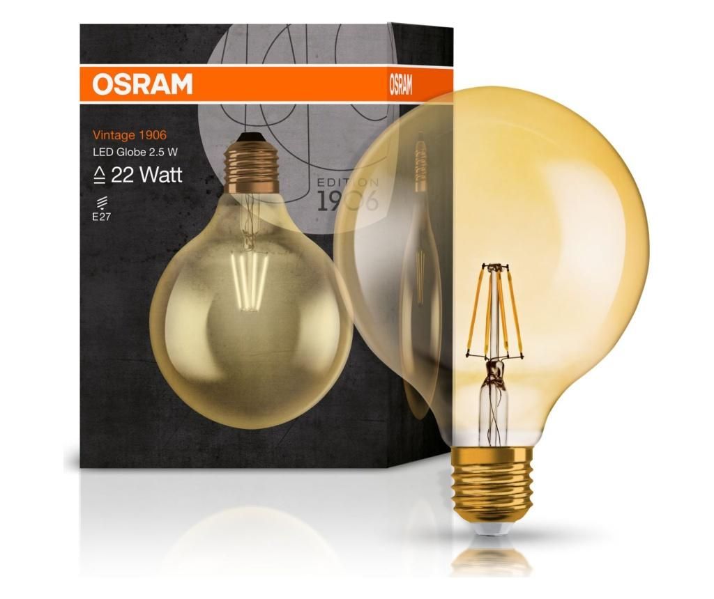 Bec LED Osram, sticla, Globe, E27, transparent, 13x13x17 cm – OSRAM OSRAM imagine 2022