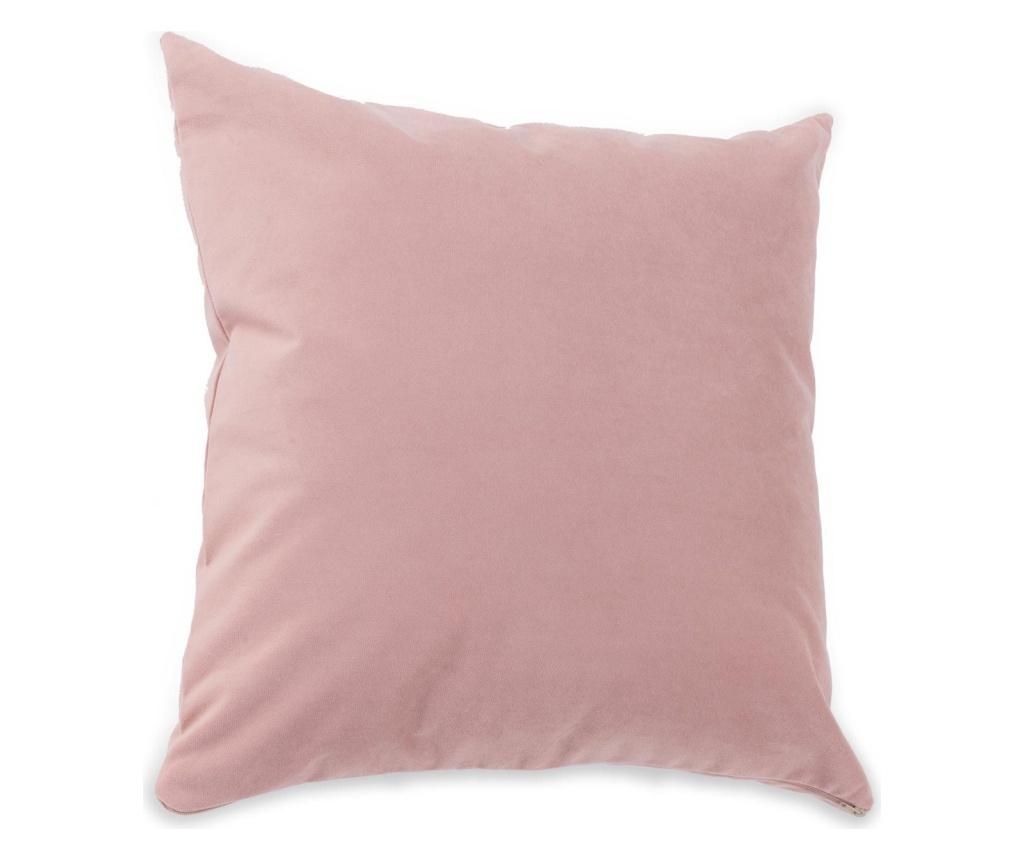 Perna decorativa Velvet Rosy Pink 45×45 cm – Belssia, Roz Belssia