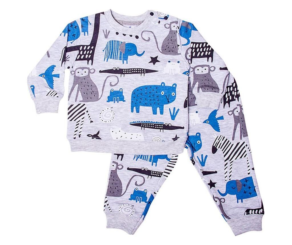 Set haine baieti 2 piese Animals 18-24 months - Luggi Baby