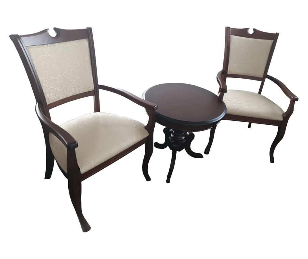 Set masuta de cafea si 2 scaune - Lider Furniture