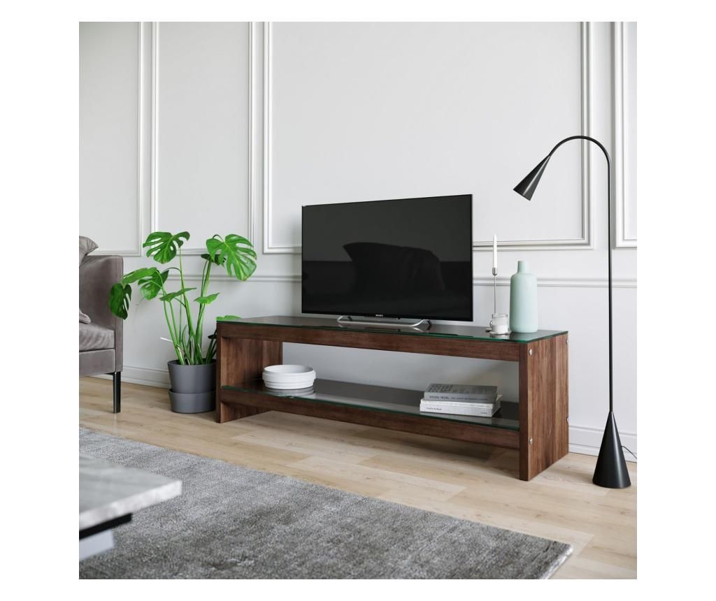 Comoda TV Neostill, lemn masiv, 140x40x45 cm - Neostill, Maro