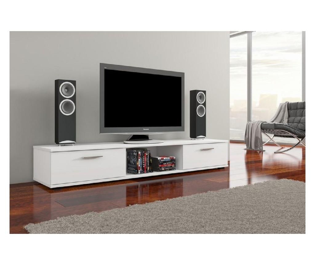 Comoda TV Hard Furniture, Aridea, PAL laminat 16 mm, 176x40x28 cm - hard furniture, Alb