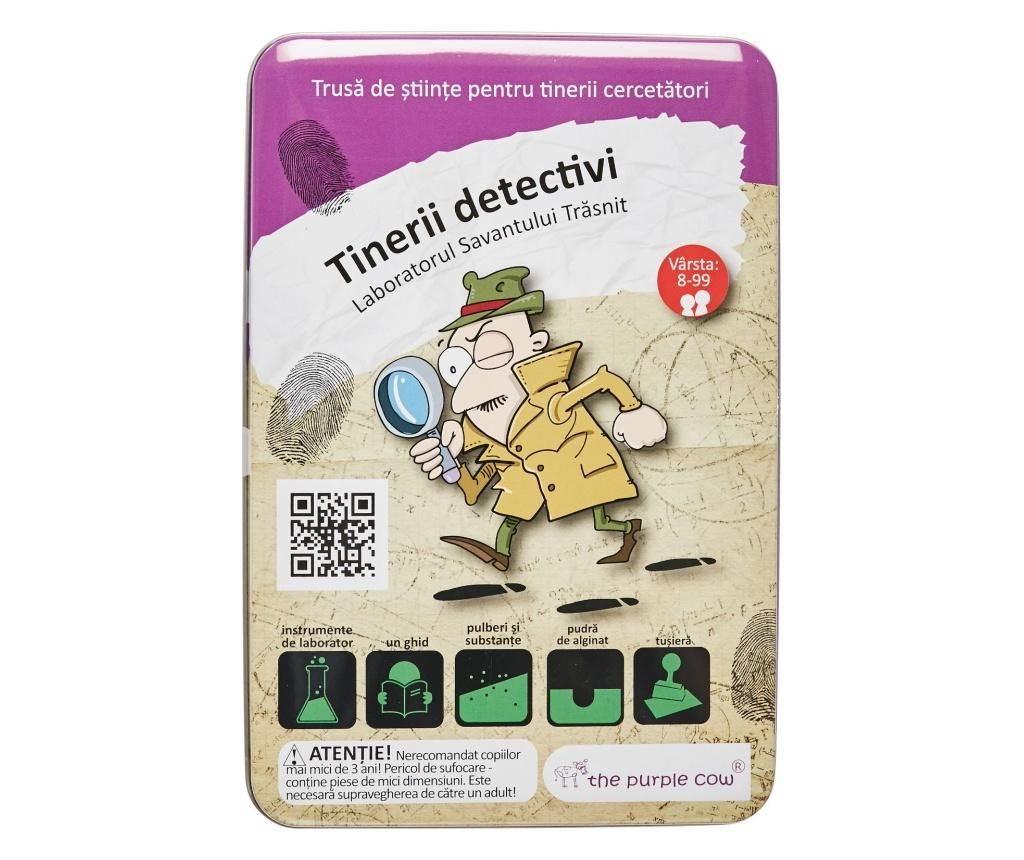 Joc The Crazy Scientist - Lab & Activity Cards Lab Young Detectives - MOMKI, Multicolor