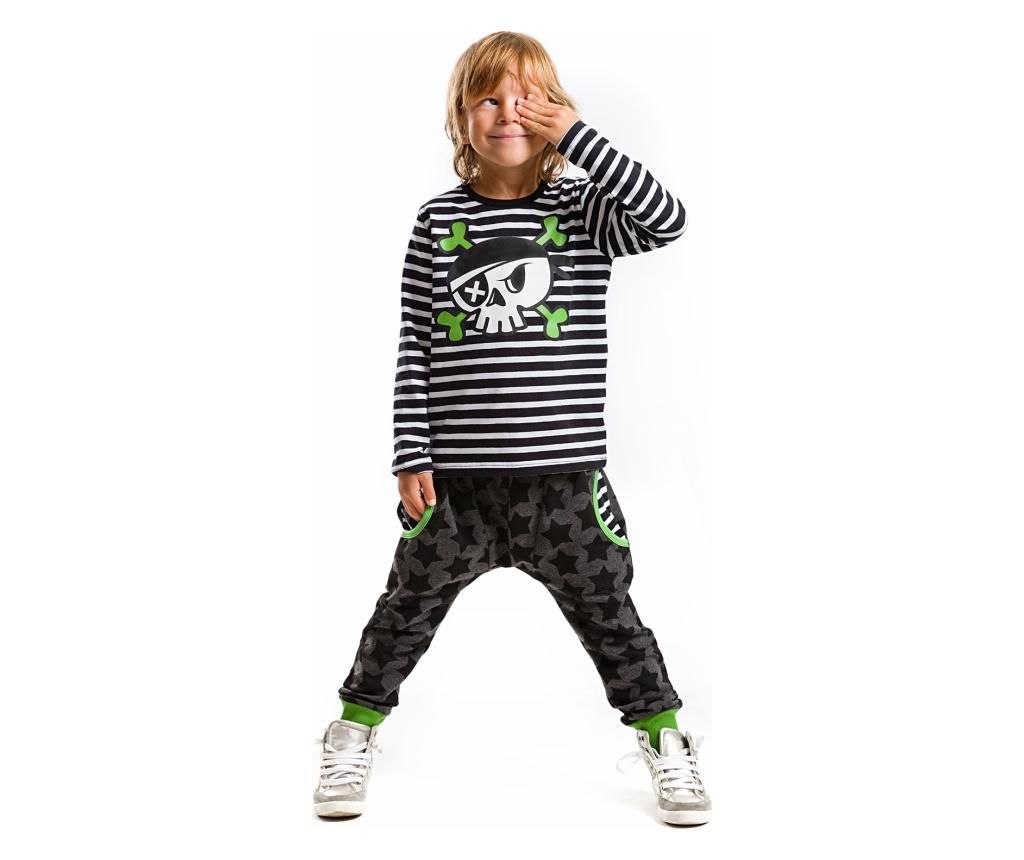 Set bluza si pantaloni Baggy Pirate Skull 8 years - Mushi