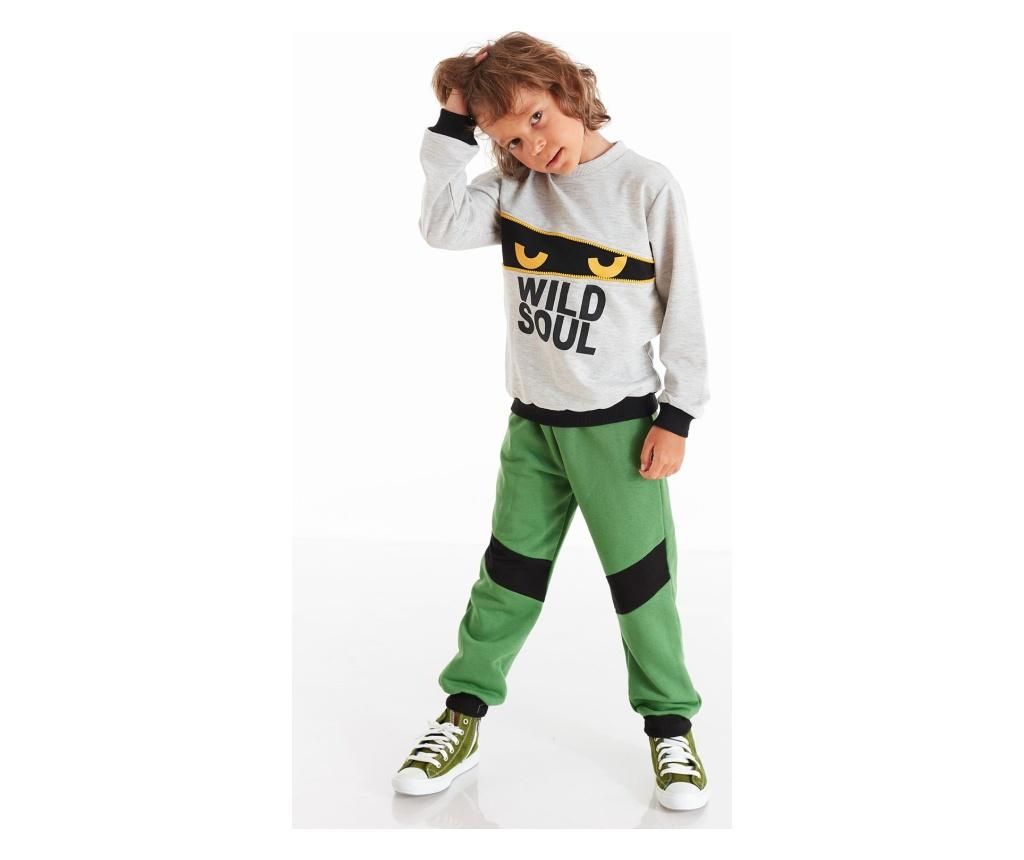 Set hanorac si pantaloni Wild Soul 3 years - Mushi, Multicolor