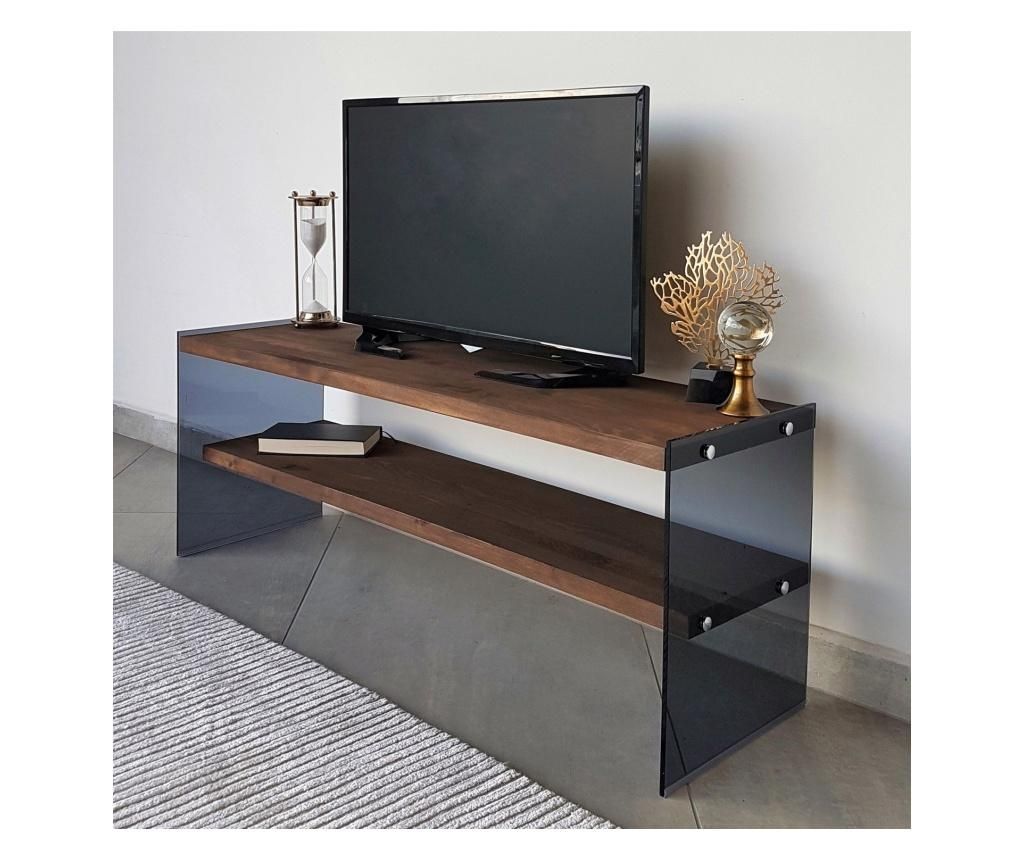 Comoda TV Neostill, lemn masiv, 120x35x45 cm - Neostill