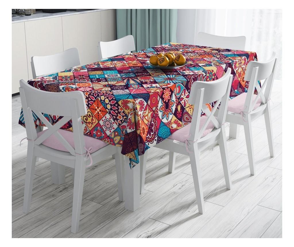 Fata de masa Minimalist Tablecloths Mandala Retro Bohemian Ethnic 120×140 cm – Minimalist Home World, Multicolor