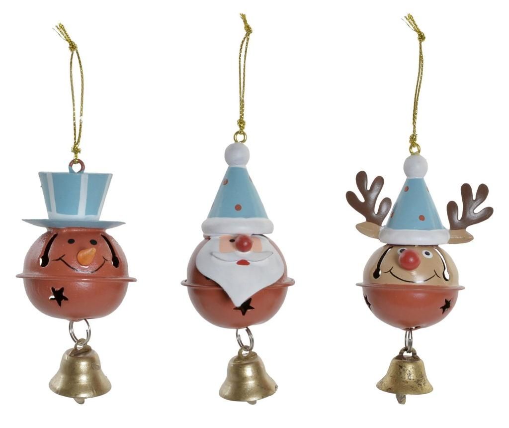 Set 3 decoratiuni suspendabile Christmas Fantasy - Item International