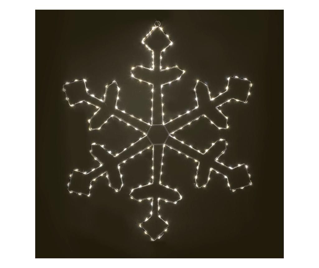 Decoratiune cu LED Inart, fier, alb, 78x1x78 cm – inart, Alb inart imagine 2022