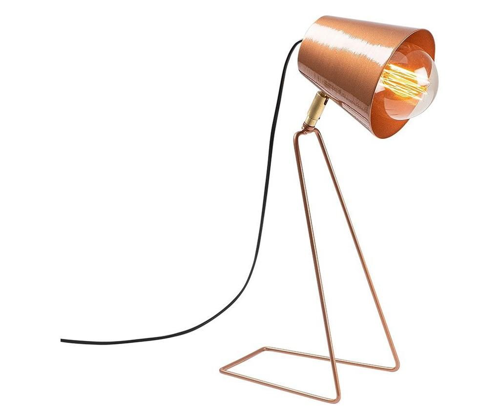Lampa de masa Sheen, corp din metal, max. 100 W, E27, 15x25x40 cm - Sheen, Maro