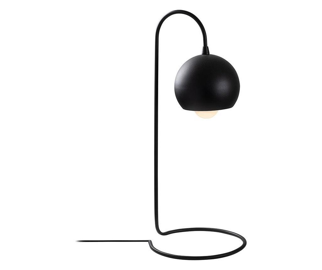Lampa de masa Sheen, corp din metal, max. 100 W, E27, negru, 14x23x56 cm – Sheen, Negru Sheen imagine 2022