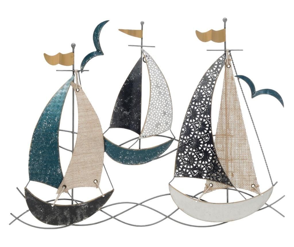 Decoratiune de perete Boat - inart, Multicolor