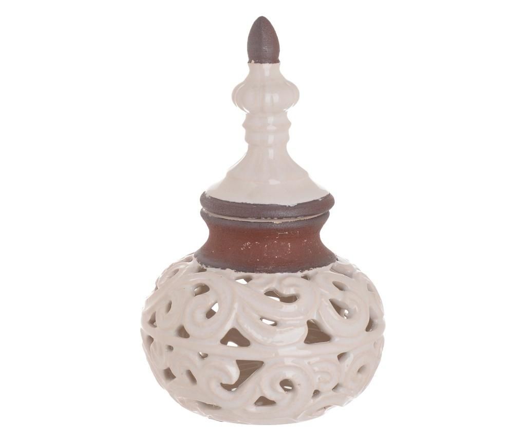 Vaza Inart, ceramica, 15×15 cm – inart, Crem inart