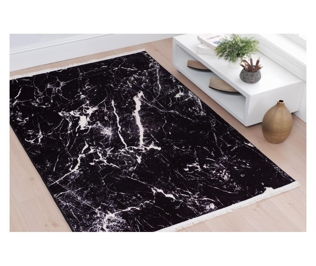 Covor Amor Black 120x180 cm - Nordeca, Negru